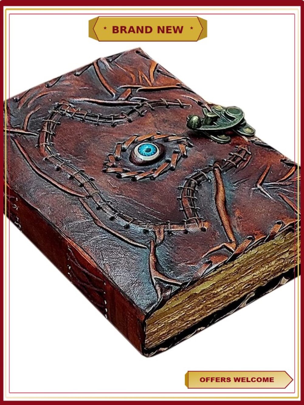 Hocus Pocus Book of Spells Halloween Decor Prop Old Ancient Style